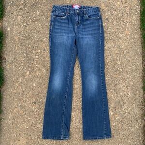 Girl's 2013 Old Navy Boot Cut Jeans Size 16 Medium Wash 29in. Inseam